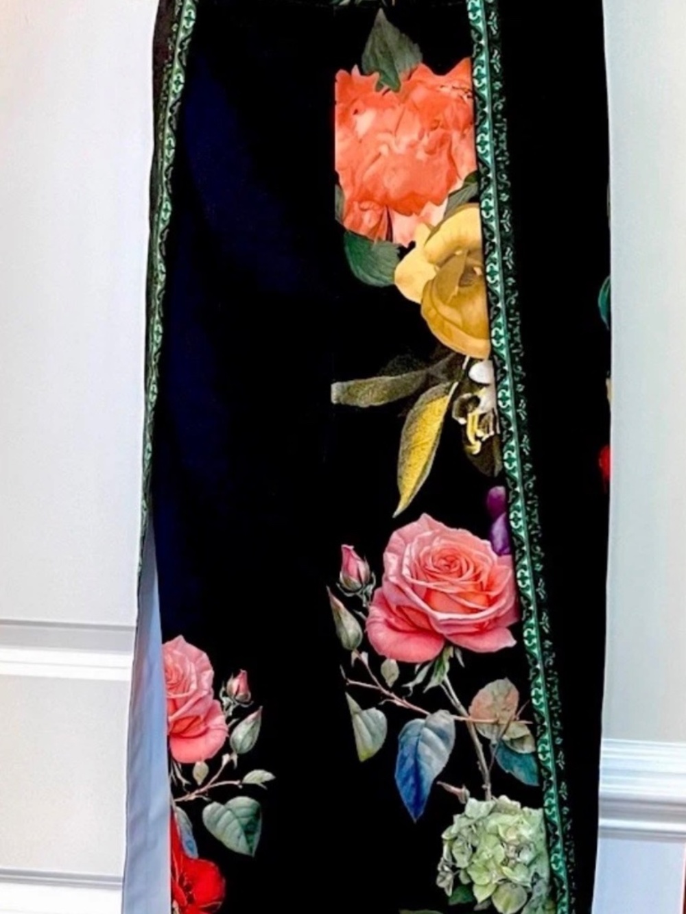 Alice + Olivia Berna Floral Strapless Jumpsuit In The Wind Side Split Leg 10 NWT - Picture 5 of 16